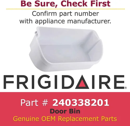 Vista 3 de GENUINE Frigidaire 240338201 - Contenedor para puerta y refrigerador
