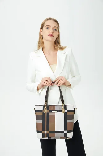 Vista 8 de 2E-youth Designer Purses and Handbags for Women Satchel Shoulder Bag Tote Top Handle Bag