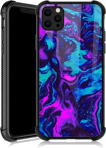 Vista 15 de ZHEGAILIAN Funda compatible con iPhone 13, funda protectora antideslizante de poliuretano termoplástico suave con cuatro esquinas reforzadas a
