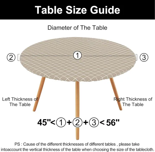 Vista 144 de Mantel rectangular, manteles de plástico elásticos ajustables con parte trasera de franela para mesas de 4 pies, manteles de vinilo impermeables