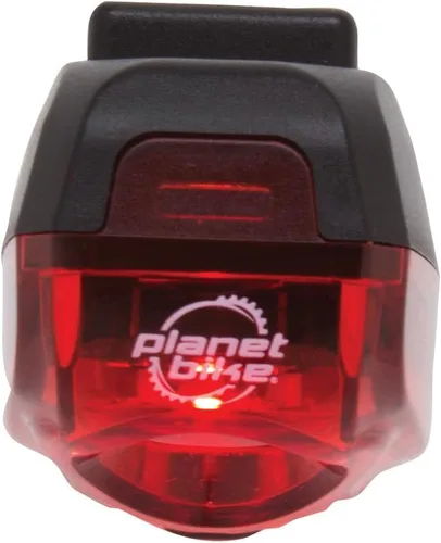 Vista 9 de Planet Bike Superflash 65R Luz trasera roja para bicicleta, recargable por USB, fácil de montar, luz trasera segura para uso múltiple (3096)