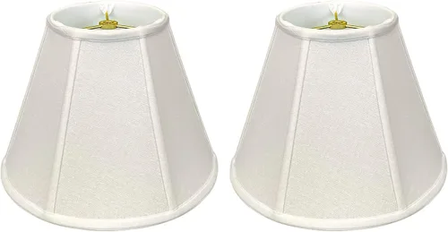 Vista 126 de Royal Designs, Inc. BS-707FC-6AGL Deep Empire Basic - Pantalla para lámpara con clip de llama, 3.5 x 6 x 5.75 pulgadas, color dorado antiguo