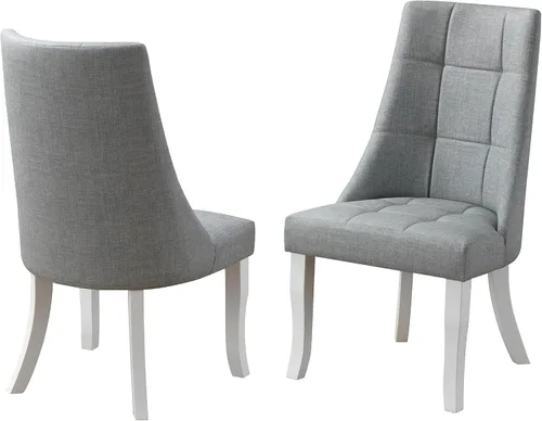 Vista 4 de Kings marca Muebles Cocina Dinette comedor Side Sillas, Conjunto de 2