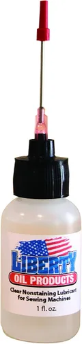 Liberty Oil, Aceite Claro Sin Manchas para Lubricar Todas las Partes en Movimiento de sus Máquinas de Coser