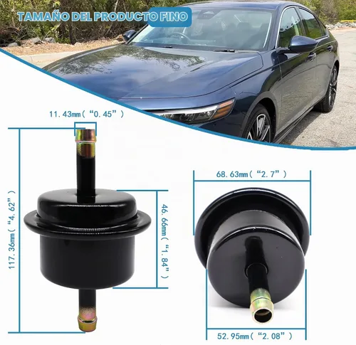 Filtro de Fluido de Transmisión Automática ATF 25430-PLR-003 044-0382 Compatible con Honda Accord Civic CRV CRZ Element Fit Insight Odyssey,