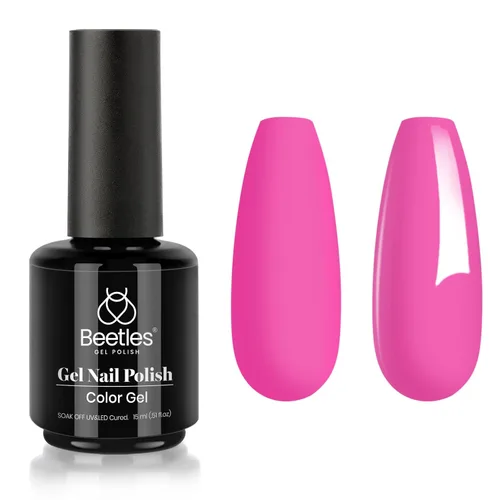 Vista 130 de Beetles - Esmalte de uñas de gel blanco perla, 0.5 onzas líquidas, color blanco perla, brillante, sirena, concha nacarada, esmalte de uñas de gel