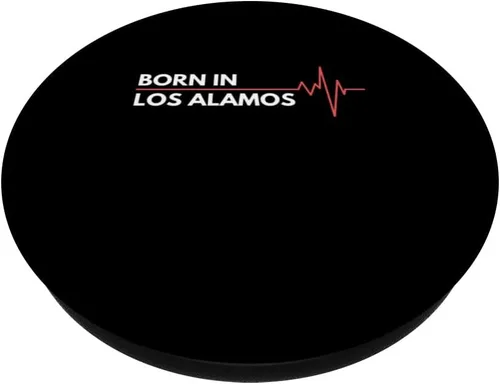 Vista 2 de Made In Los Alamos New Mexico City Of Birth Birthplace PopSockets Swappable PopGrip