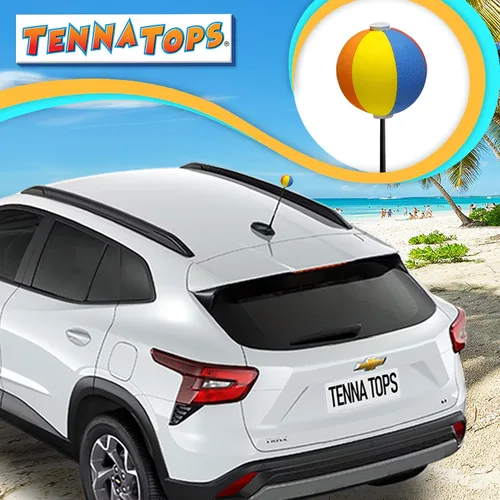 Vista 5 de Summer Fun Beach Ball Car Camión, SUV Antena Topper Accesorio Automático