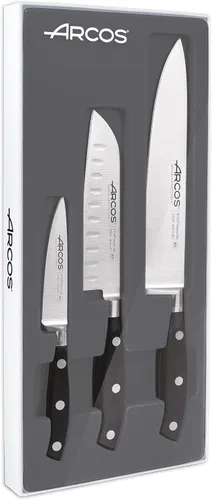 Vista 16 de Arcos Cuchillo Pan de Acero Inoxidable Nitrum de 8 Pulgadas y Hoja de 7.874 in. Obtenga una gran variedad de cortes para su comida Cuchillo ideal