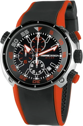 Momo Design Diver Pro Reloj de cuarzo, acero inoxidable 316L, cronógrafo, 47mm.