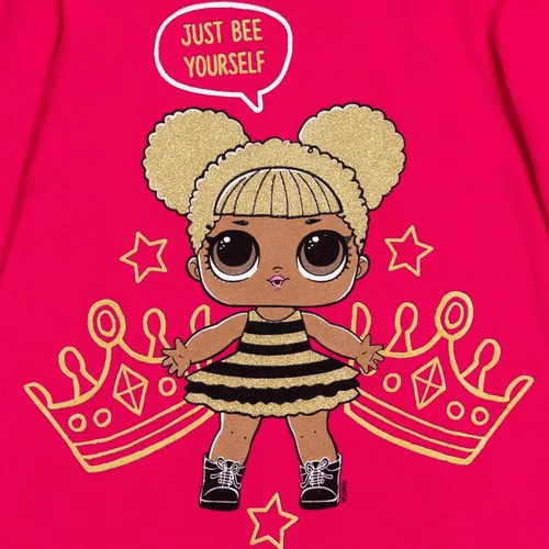 Vista 3 de L.O.L. Surprise! Queen Bee Diva Girls Fleece Pullover Hoodie Little Kid to Big Kid