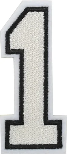 Vista 74 de 3 parches de números de 4.5 pulgadas, parche de números universitarios, apliques de números del 0 al 9 para ropa, vestido, sombrero, calcetines