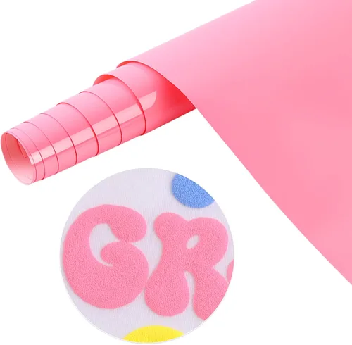 Vista 39 de Tintnut Red Puff HTV Vinilo de transferencia de calor – Rollo de 10 pulgadas x 6 pies, vinilo de transferencia térmica 3D Puffy HTV para camisetas