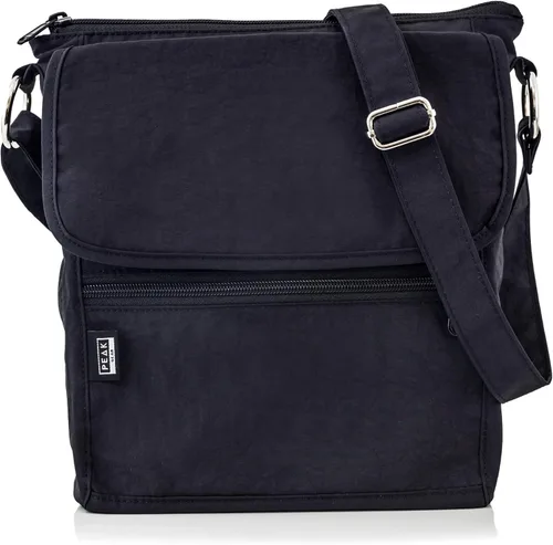 Peak Gear Nylon Crossbody Purse with RFID Blocking Pocket and Lifetime Recovery Service. Versatile and Stylish Shoulder Bag