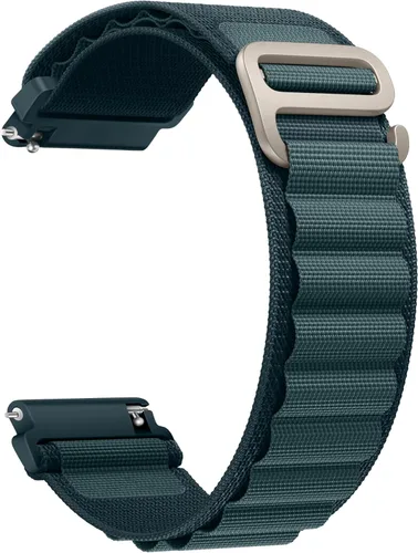 Vista 10 de Correa de nylon compatible con Samsung Galaxy Watch 7/FE/6/5 Pro 4 3/Watch 4 6 Classic/Active/Gear S2 S3 Frontier, correa de bucle deportivo de 20