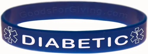 Vista 3 de Paquete de 6 pulseras para diabéticos, 6 unidades, 6 pulgadas, negro, azul, verde, rojo, naranja, morado