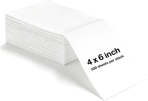 Vista 10 de Etiquetas térmicas directas de 4" x 6" 250 etiquetas/rollo