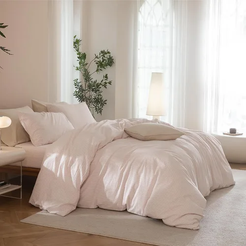 Vista 46 de JIYUAN - Juego de 3 piezas de 1 funda de edredón de algodón 100% lavado de 90x90 pulgadas (relleno no incluido) y 2 fundas de almohada, cómodo