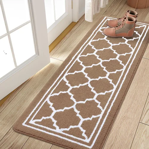 Vista 9 de Buganda Alfombra para Puerta Interior, Tapete Resistente a la Suciedad y Absorbente, Antideslizante, Alfombras de Perfil Bajo para Entrada
