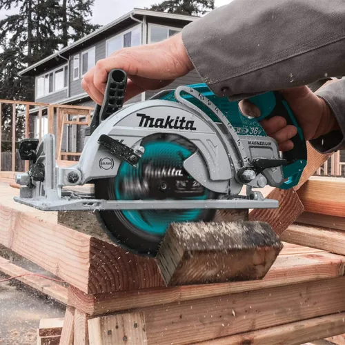 Vista 4 de Makita B-61656 7-1/4" 24T - Hoja de sierra circular de máxima eficiencia con punta de carburo, encuadre