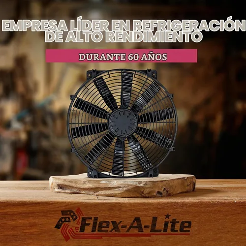 Vista 2 de Flex-a-lite 14556, kit de espaciadores de ventilador, acabado sin pulir, 2