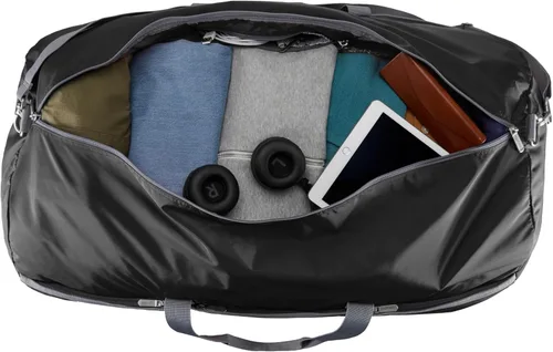 Vista 4 de Tienda Basics Bolsa de lona grande (100 L) para viajes, bolsa de viaje, con múltiples bolsillos con cremallera, material de nailon ligero pero