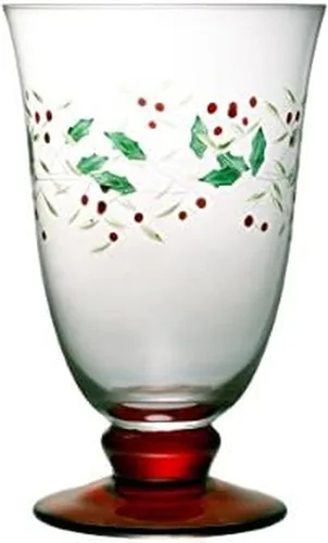 Pfaltzgraff Winterberry - Copas navideñas, juego de 4, 14 onzas, transparentes
