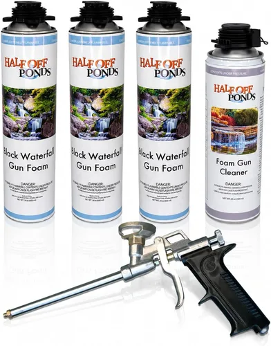 Vista 16 de Half Off Ponds Limpiador de pistola de espuma en cascada, disolvente en aerosol de 20 onzas para espuma expansiva y adhesivo sin curar, limpiador