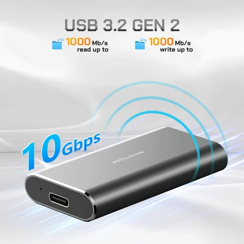 Vista 5 de Avolusion S1 SSD portátil de 1 TB – hasta 1000 MB/s – PC y Mac – Unidad externa de estado sólido USB 3.2 USB-C – S1-SSD-T1, construido en aluminio