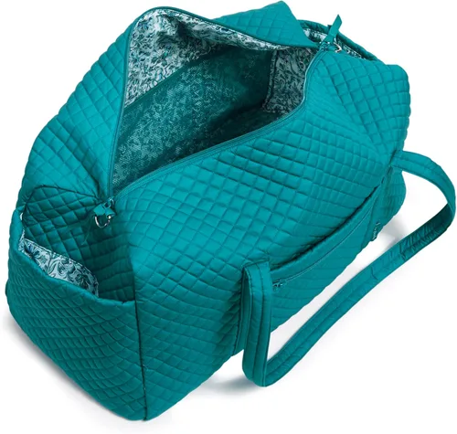 Vista 3 de Vera Bradley - Bolsa de viaje grande de algodón para mujer