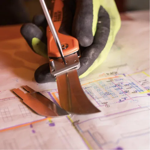 Vista 4 de Cuchillas de repuesto para cuchillo plegable Klein Tools No. 44218, paquete de 3