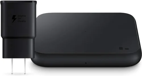 Samsung Cargador inalámbrico Almohadilla de carga rápida para teléfonos habilitados para Qi, 2021 - Negro