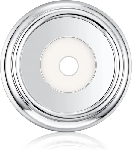 Vista 7 de Enhon Anillo de cubierta de boquilla de bañera de metal, placa de pared de remodelación de grifo de baño con junta de espuma, diámetro