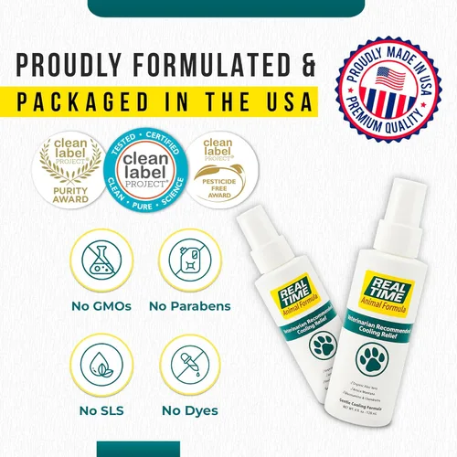 Vista 6 de Real Time Pain Relief Fórmula para mascotas – Botella de spray de 4 onzas Alivio recomendado por veterinarios para mascotas 16 ingredientes
