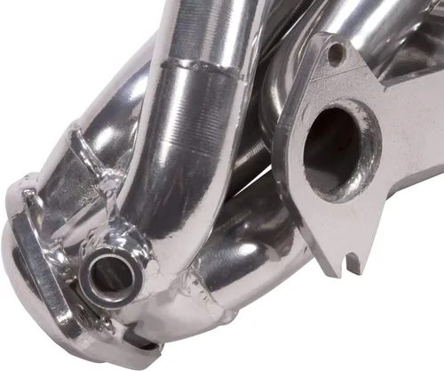 BBK 16120 - Cabezales de escape de alto rendimiento templados de 1-5/8 pulgadas para Ford Mustang GT - acabado en cerámica pulida plateada