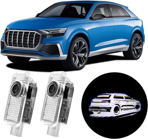 Vista 11 de 2 luces de logotipo HD para puerta de automóvil, proyector LED, luz de sombra de puerta, luz de bienvenida, emblema láser, logotipo, luces de charco