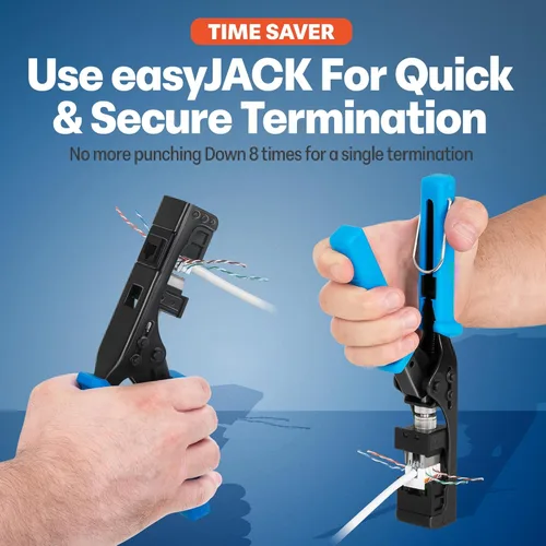 Vista 5 de Everest - Paquete de 10 conectores Keystone RJ45 Cat5e en ángulo de 90°, color negro, conectores RJ45 hembra de perfil delgado, conector Keystone