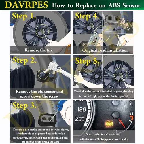 Vista 7 de 1645401617 Sensor de velocidad de rueda ABS delantero izquierdo o derecho para Mercede s-Benz X164 GL-Klasse W164 M-Klasse