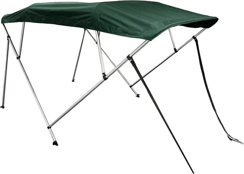 Vista 9 de SavvyCraft Cubierta para barco Bimini de 4 arcos, color beige, 4 arcos de 96 pulgadas de largo, 54 pulgadas de alto, 67 a 72 pulgadas de ancho