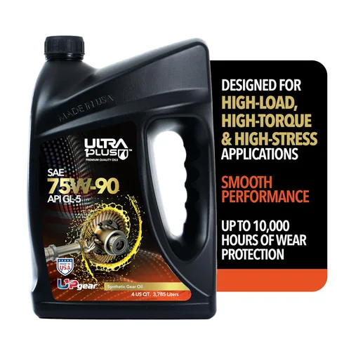 Vista 10 de ULTRA 1PLUS SAE 75W-90 Aceite de engranaje deslizante sintético limitado, API GL-5, MT-01 (QT)
