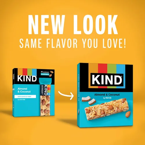 Vista 2 de KIND Almendra y coco, 8.4 onzas (paquete de 6)