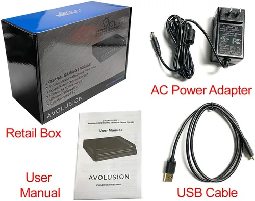 Vista 4 de Avolusion HDDGear Pro X 12TB USB 3.0 Disco duro externo para juegos (preformateado para Xbox One X, S, original)