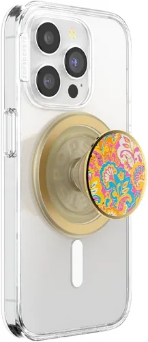 Vista 13 de PopSockets PopGrip Soporte extensible con patas, agarre adhesivo, PopSockets para teléfono, esmaltado - Siéntete bonita