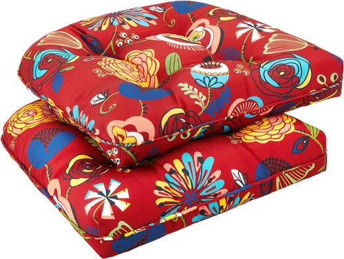 Vista 25 de downluxe Juego de 2 cojines para sillas de exterior para muebles de patio, cojines impermeables acolchados rellenos para muebles de patio, cojín