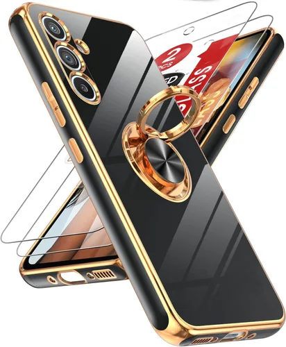 Vista 94 de LeYi Funda para iPhone XR: con Protector de Pantalla de Vidrio Templado [Paquete de 2] Soporte de Anillo Giratorio de 360°, Soporte Magnético