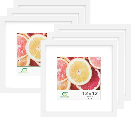 Vista 30 de FrameWorks Marcos de fotos clásicos de madera de 5 x 7 a 4 x 6 con vidrio templado, color negro, paquete de 2