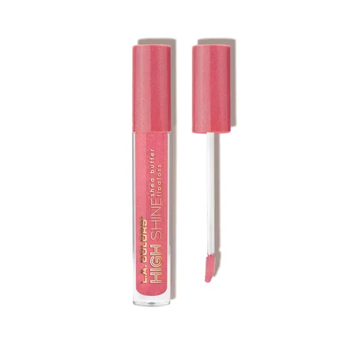 Vista 9 de Manteca de Karité Lip Gloss de lato brillo L.A. Colors, de 0,14 onza, Bebé Pastelillos (Baby Cakes)