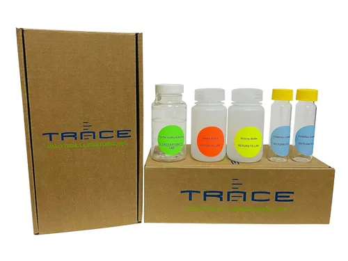 Vista 2 de Kit de prueba de agua potable prémium para agua de pozo y ciudad. Resultados de laboratorio para más de 100 parámetros que incluyen bacterias