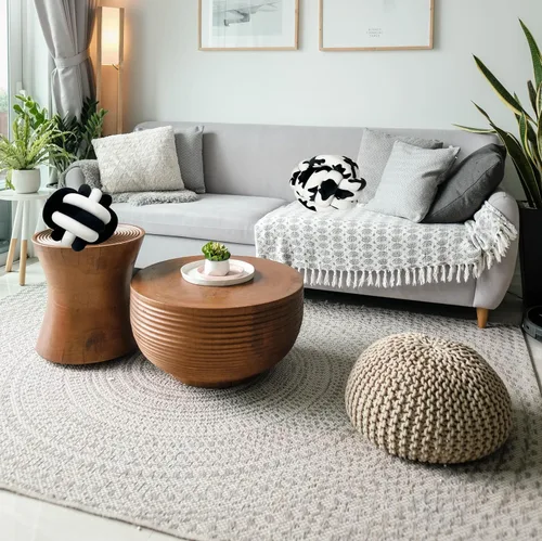 Vista 7 de Bola de almohada decorativa con nudo para el hogar, silla, sofá, cama, cojín estético redondo de terciopelo anudado (11 pulgadas)