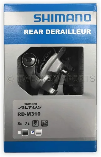 Vista 2 de SHIMANO Altus Desviador trasero para bicicleta de montaña - Montaje directo - RDM310 Negro